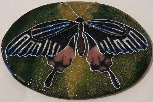 cloisonne butterfly