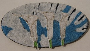 cloisonne flower lilies