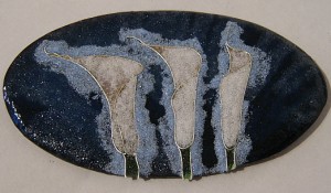 cloisonne flower lilies