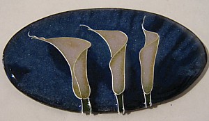 cloisonne flower lilies