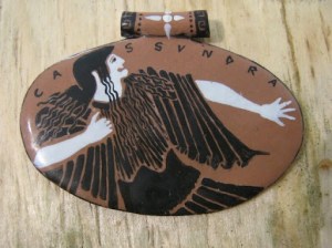 painted enamel Cassandra