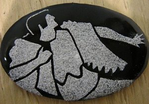 painted enamel Cassandra