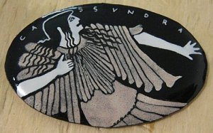painted enamel Cassandra