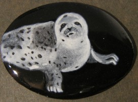 grisaille enamel spirit seal selkie