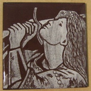 grisaille enamel Joan of Arc