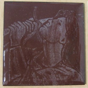 grisaille enamel Joan of Arc